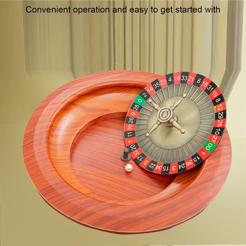 Holz-Roulette-Rad, 12 Zoll, Digitales Zifferblatt, Russisches Roulette, Brettspiel, Lotterie, Drehteller, Freizeit-tischspiele Für Erwachsene