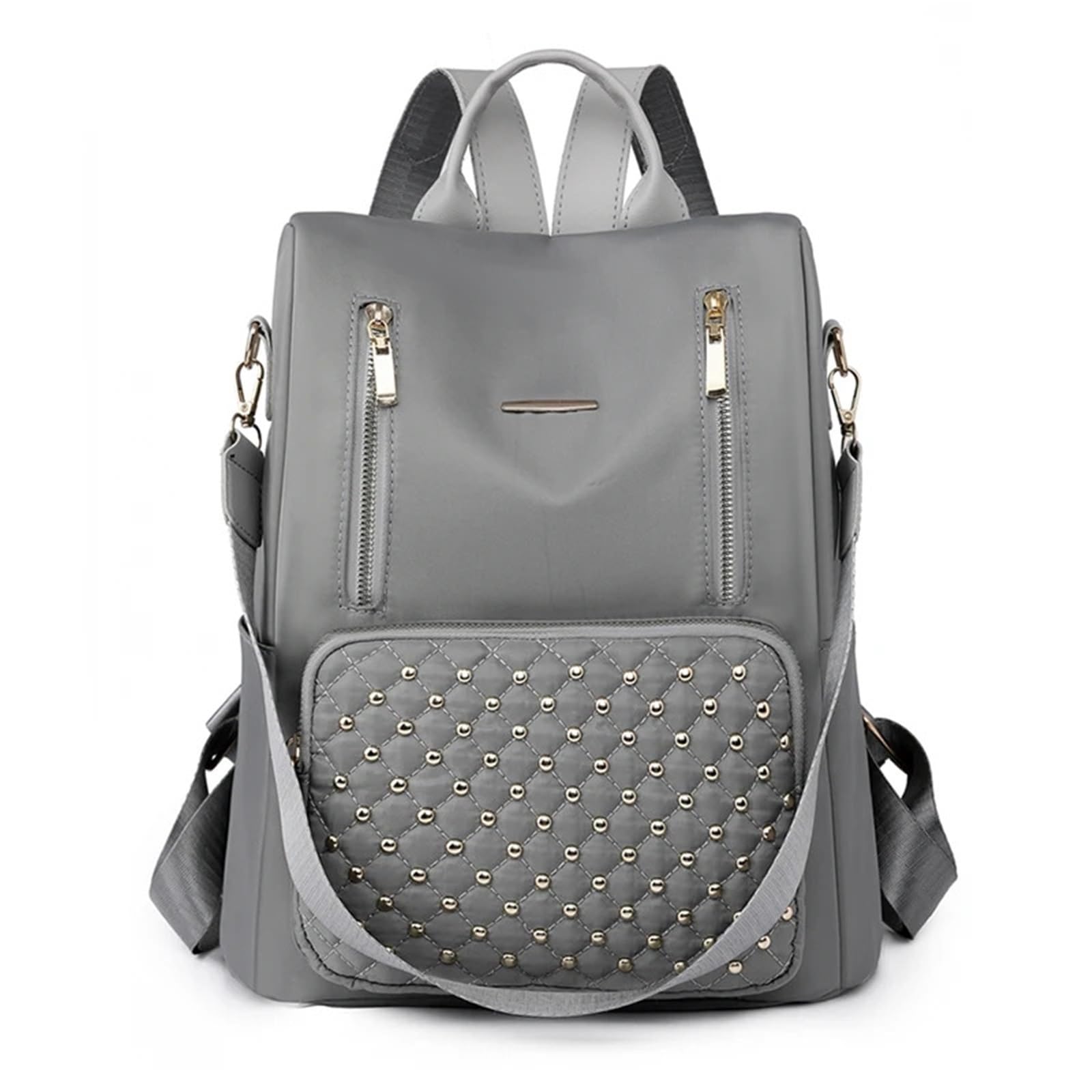 Mochila pequeña con remaches for mujer, morral escolar for niñas, de piel sintética, bolsos hombro viaje for para Mujer