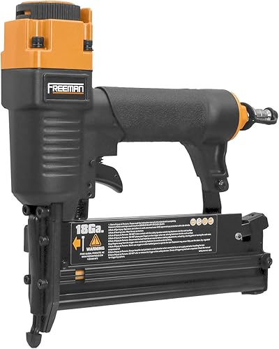 Miniatura 7 de Freeman Compresor de aire inalámbrico combinado de 1 galón y 20 voltios, con clavadora y grapadora de acabado neumático 3 en 1, batería de iones de