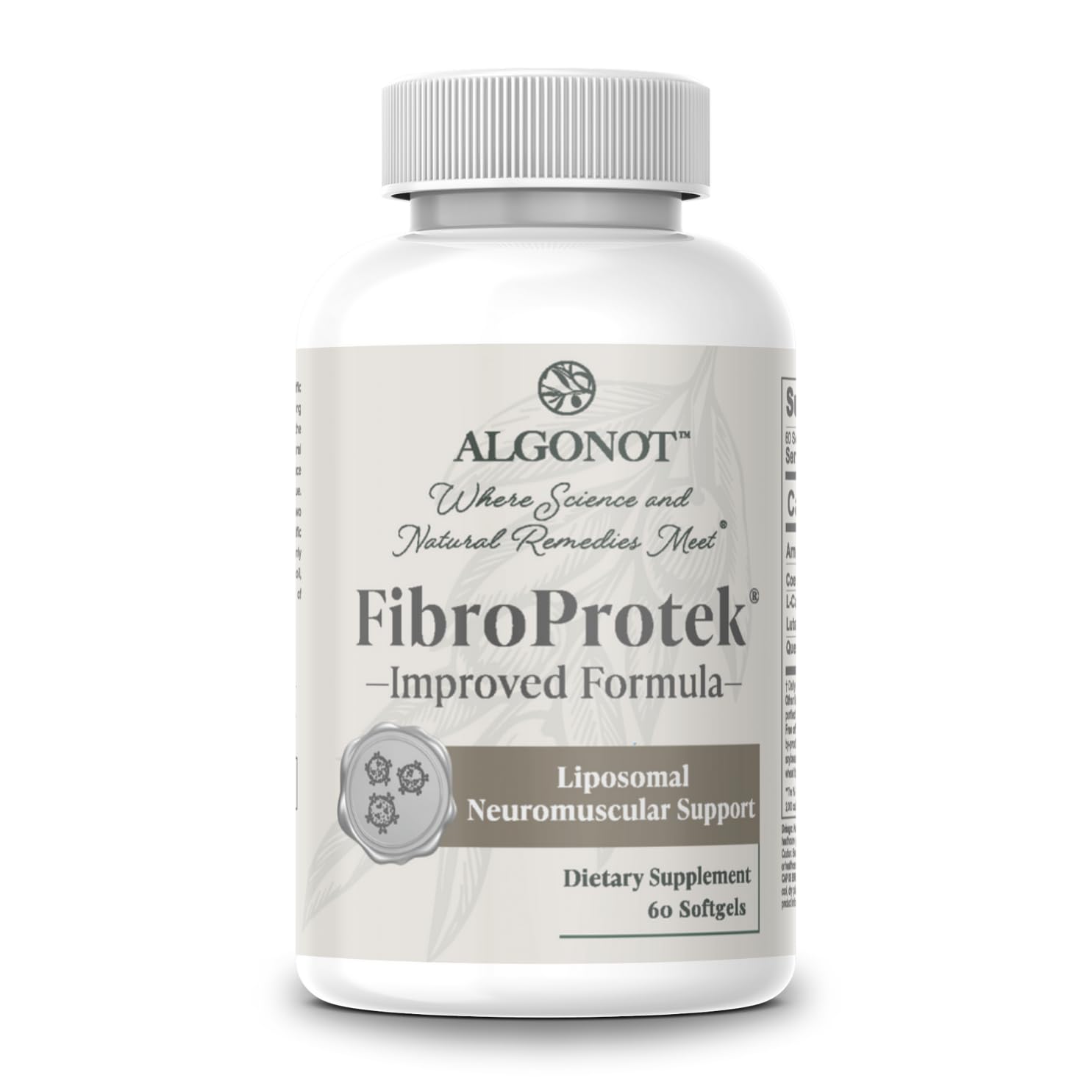FibroProtek 1 Pack, Physician Recommended - Luteolin & Quercetin Included in an Exclusive Combination of Ingredients Including Olive Pomace Oil