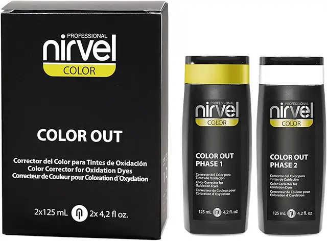 Nirvel Color Out - Démélangeur Professionnel de Couleur Capillaire 2x125ml
