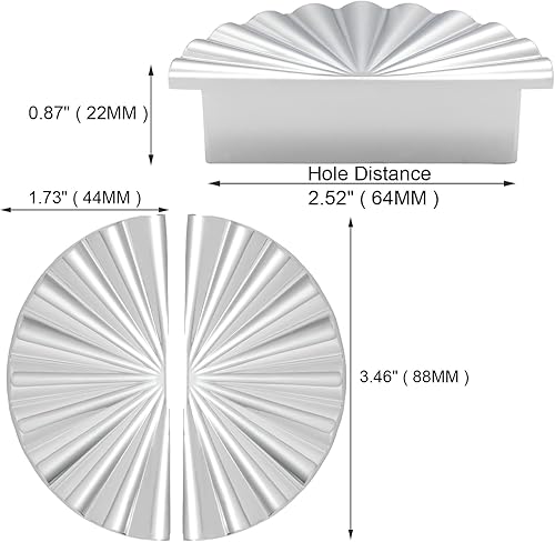 Miniatura 2 de AOBITE Manijas para gabinetes de cocina de 2.52 pulgadas con cajones vintage de 2.52 pulgadas, manijas para cajones de armario vintage, manijas de