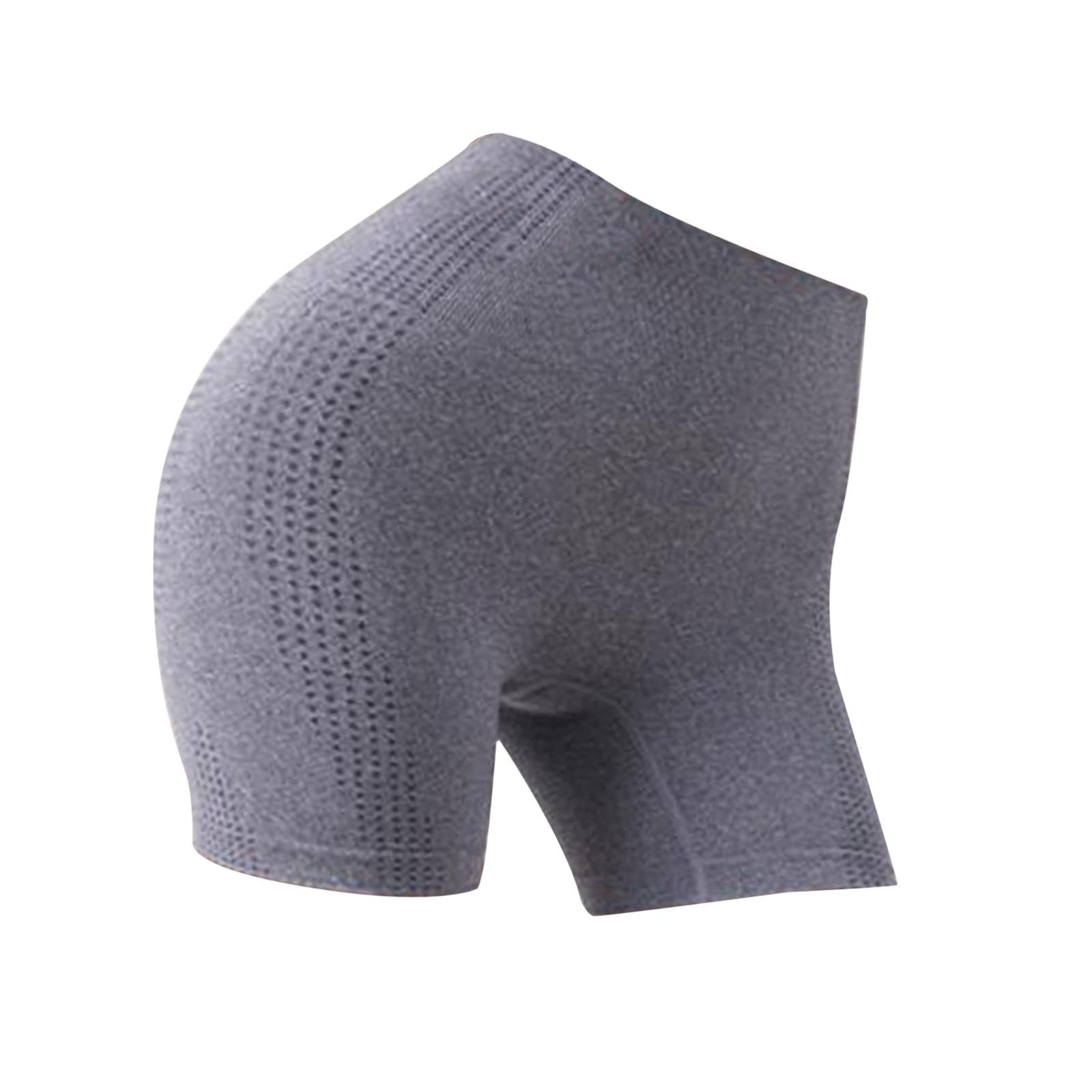 trendynest 3xWomens Yoga Shorts High Waisted Workout Shorts for Fitness Home Gym Training S M Light Gray-picture-12