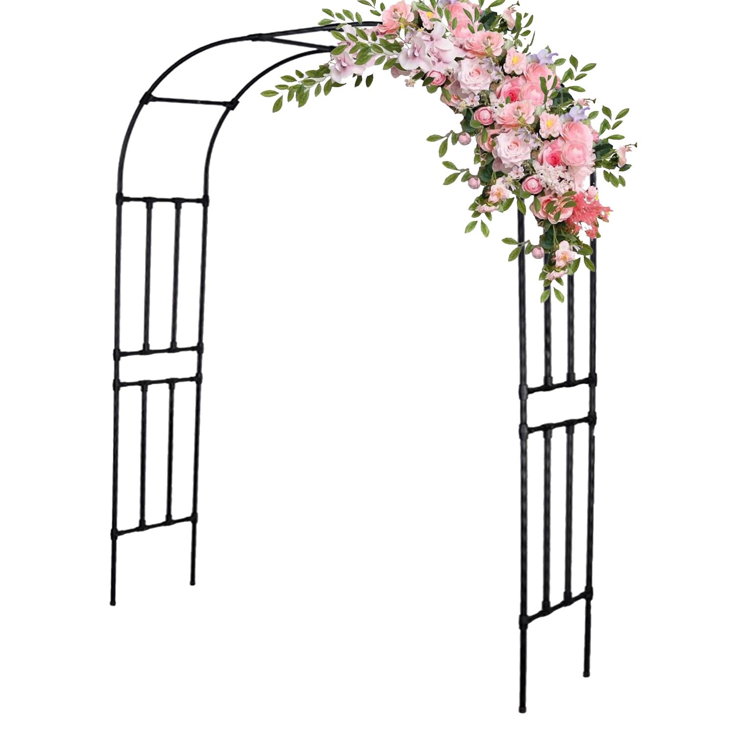 Arche de jardin en métal grand format pour tuteurer les rosiers lourds
