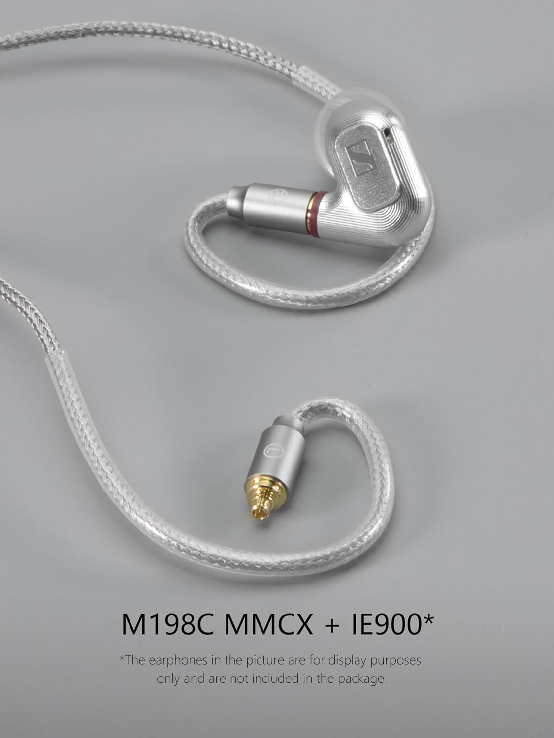 DD ddHiFi M198C USB-C Interface Decoding Earphone Cable Nylon-Braided Hi-Fi Sound With MMCX Connector And High-performance Decoding Supports Microphone Calls Compatible For iPhone iPad Smartphone