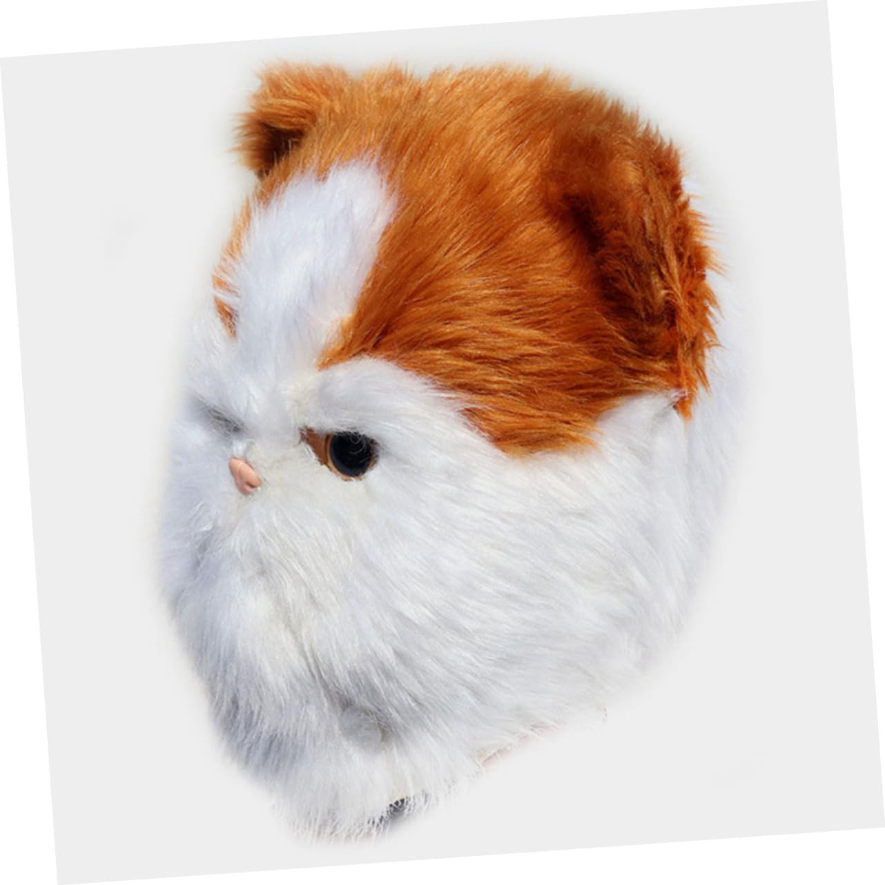 BESPORTBLE Maschera Gatto Mezza Faccia in Lattice e Tessuto Felpato Decorativa Per Cosplay e Feste in Maschera Adatta Adulti e Ragazzo
