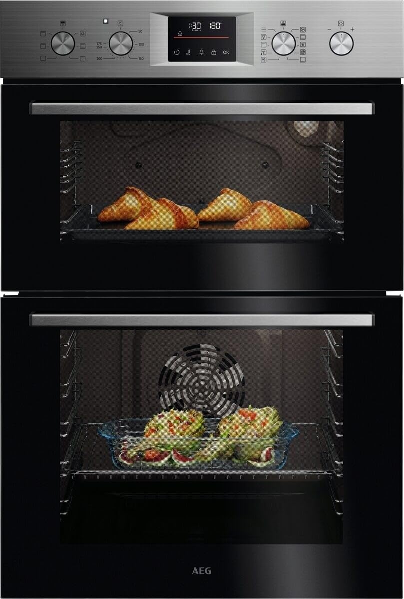 AEG 6000 Series Integrated Built-In Oven OU5CP40M, 61 L Capacity, SurroundCook Fan Cooking, Catalytic Cleaning, EXPlore LED Touch Display, 50–300°C, 888x594x568 mm, Energy Class A, Stainless Steel