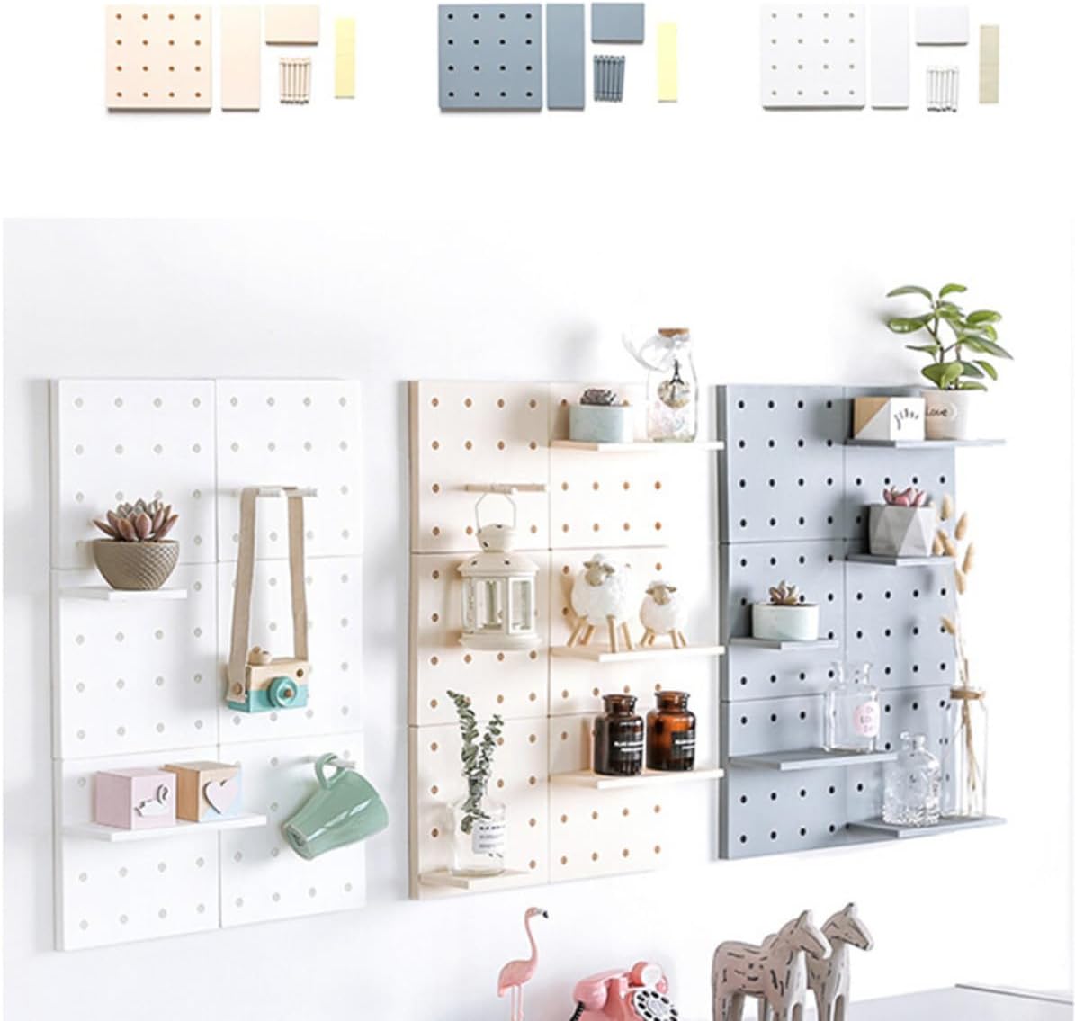 minkissy Creative Storage Rack Plastic Holder for Router and CD Display