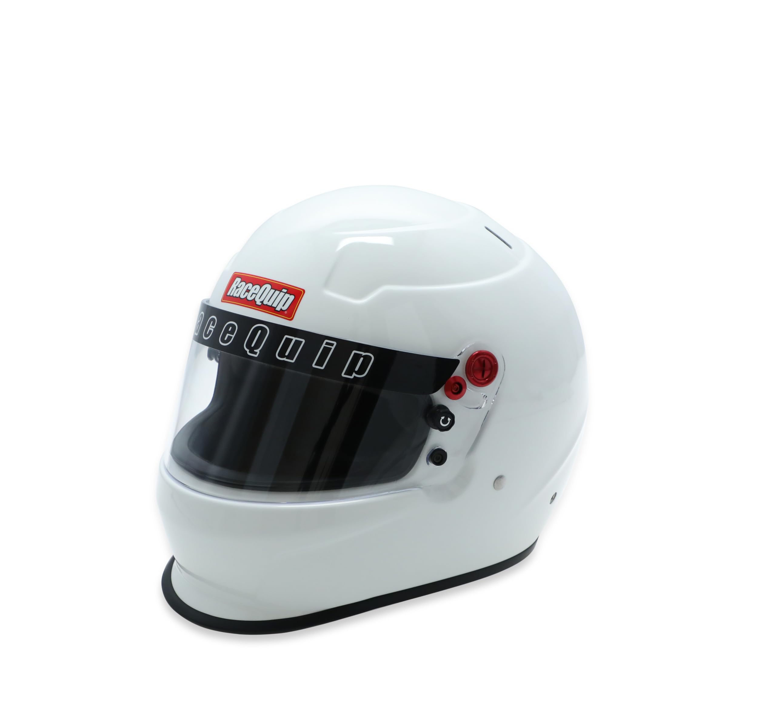 Racequip Helmet, Pro25, Full Face, Snell SA2025, Head and Neck Support Ready, White, 2X-Large, Each