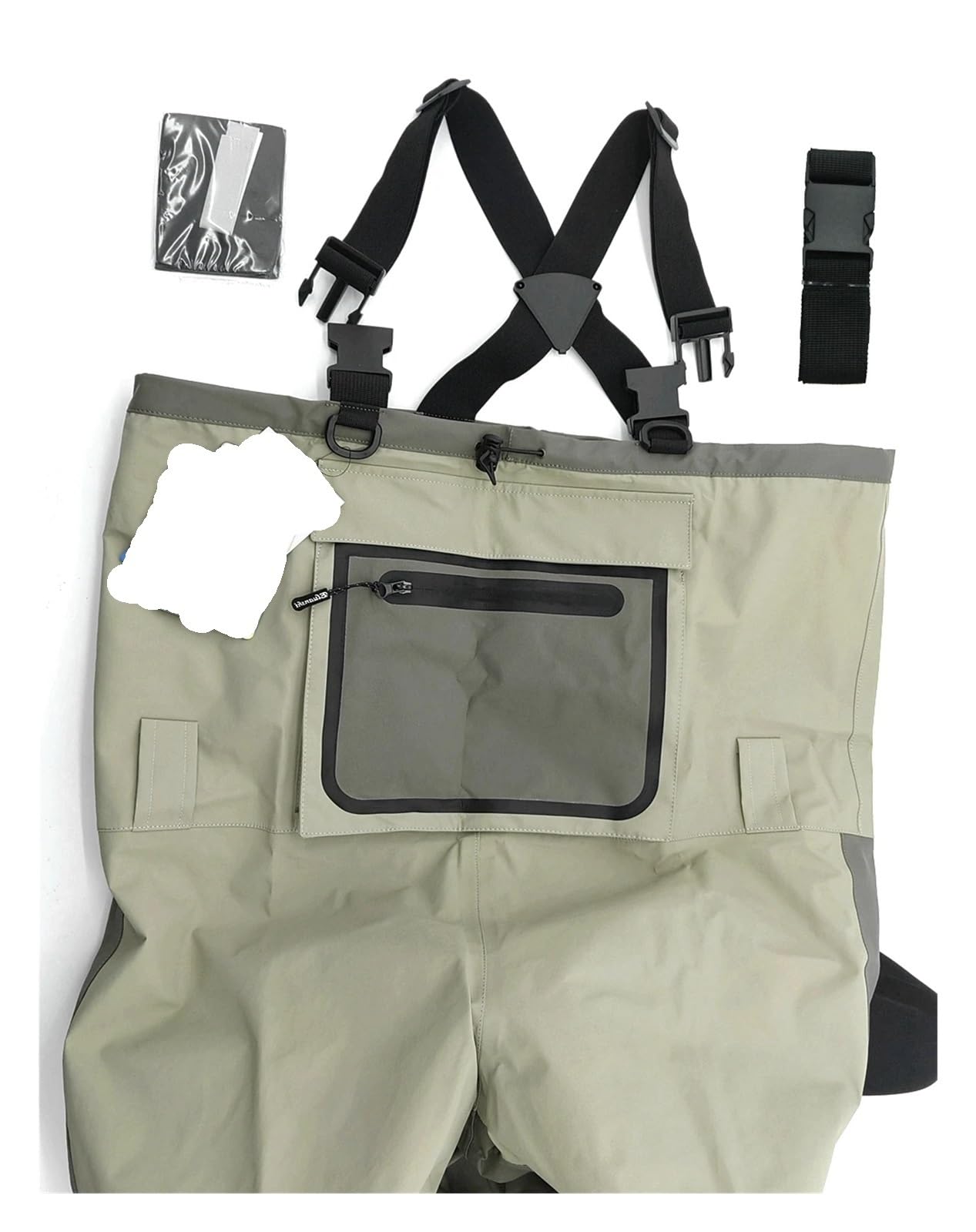 Wathose Herren Fliegenfischer-Wathose, Neopren-Fuß for Männer, Floßjagd, schnell trocknend, wasserdicht und atmungsaktiv