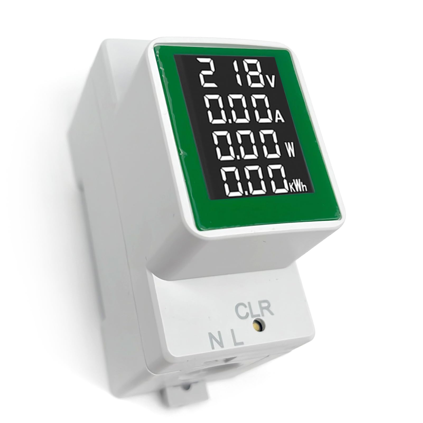 Misuratore Consumo Elettrico, AC50-300V Tester di Tensione dell'amperometro Digitale Wattmetro Multifunzione per Ferrovia con Display LCD Amperometro Digitale Voltmetro