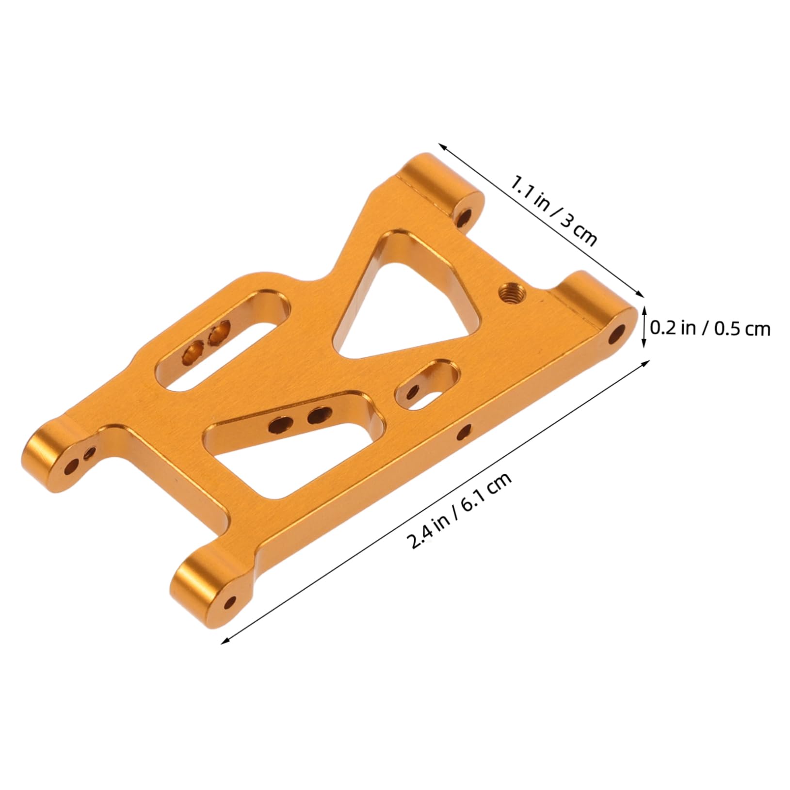 PRETYZOOM Upgrade Your Rc Car 1 Pair Metal Rc Car Front Swing Arms Replacement Swing Arms