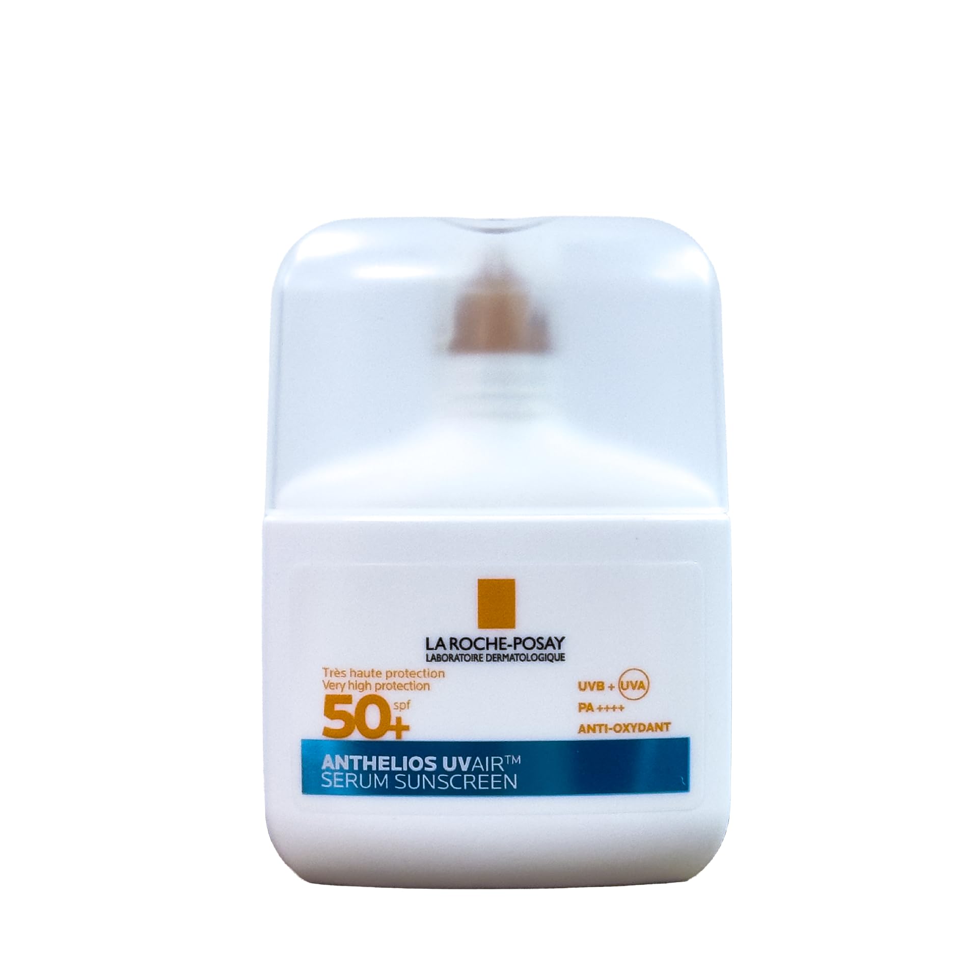 La Roche Posay Anthelios UVAIR Serum Sunscreen SPF50+ With Hyaluronic Acid, Niacinamide & Vitamin E, Ultra-Lightweight Daily SPF for All Skin Types, 50ml