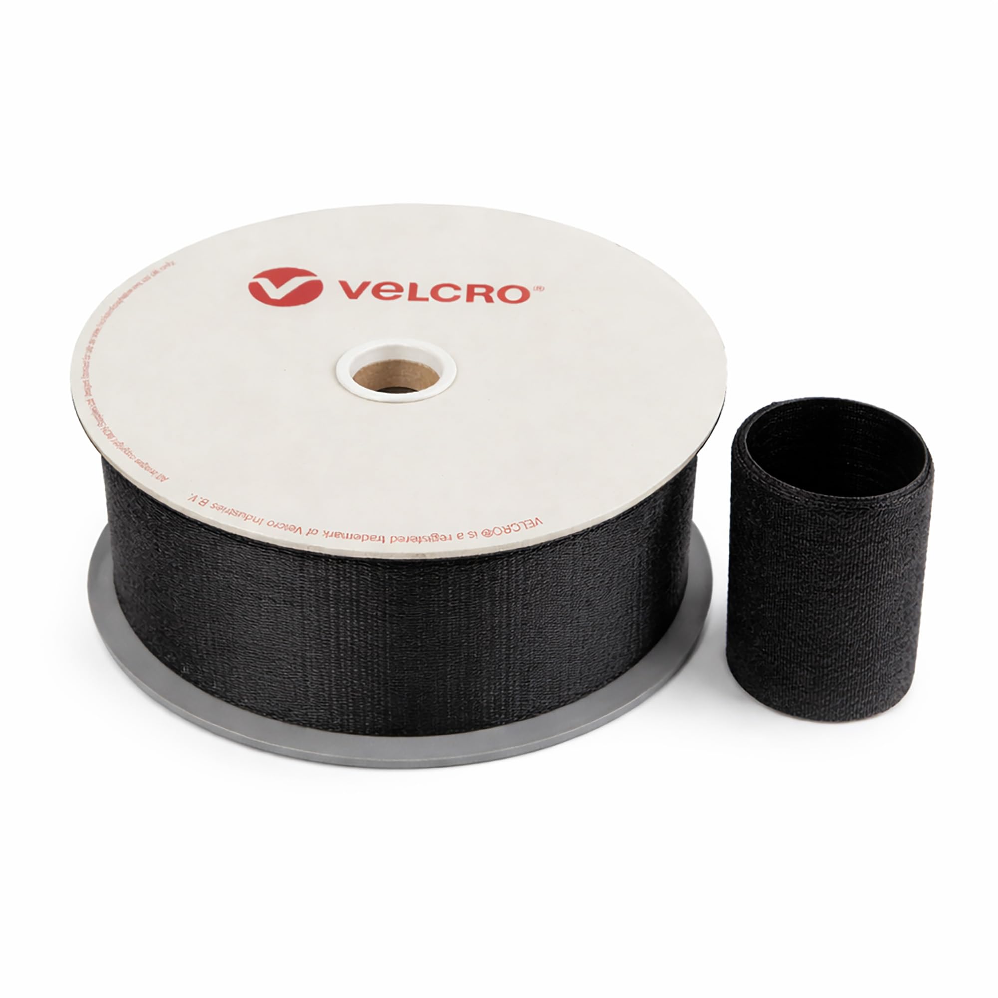 VELCRO Brand ONE-WRAP Rouleau de ruban adhésif dos à dos réutilisable pour la gestion et le regroupement de câbles, 25 mm standard, 50 mm très résistant, 107 mm extra large (50 mm x 25 m)