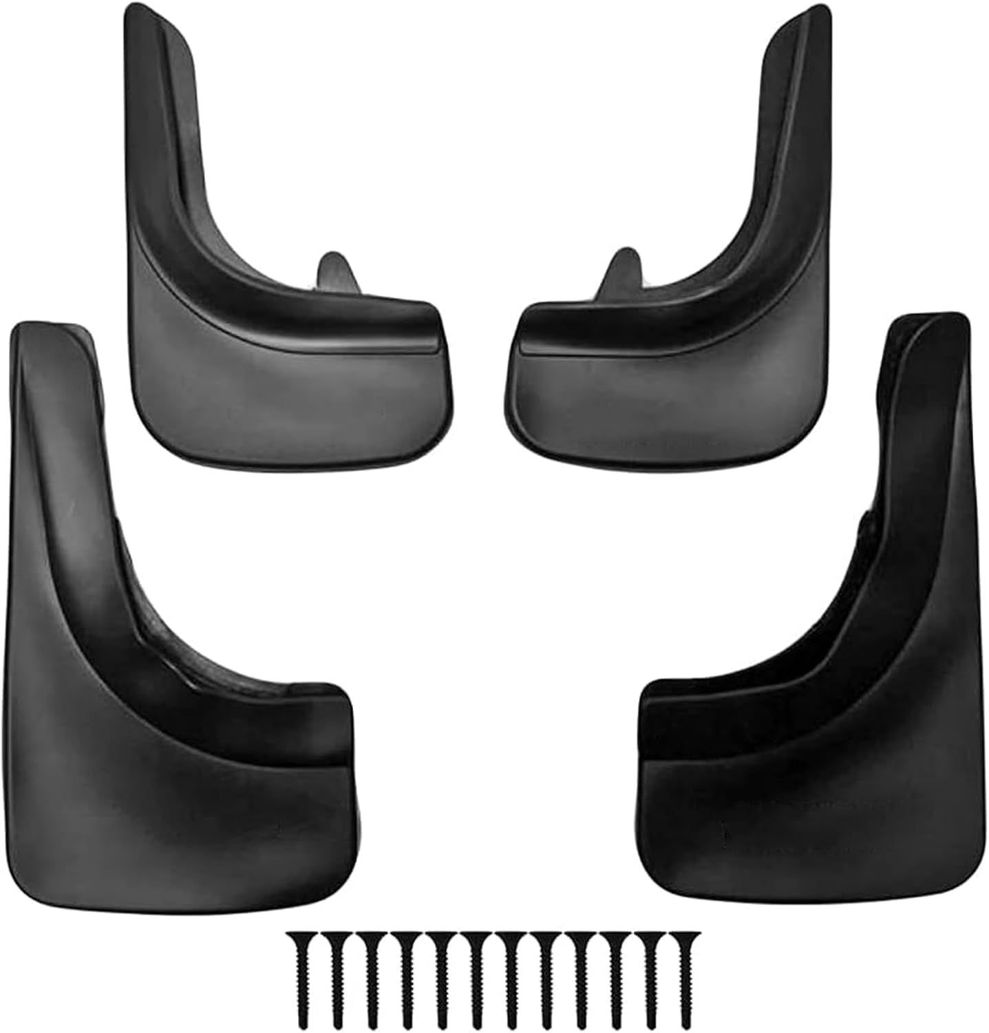 Garde-boue pour Fiat Fiorino 2007-2021 bavettes de voiture noires