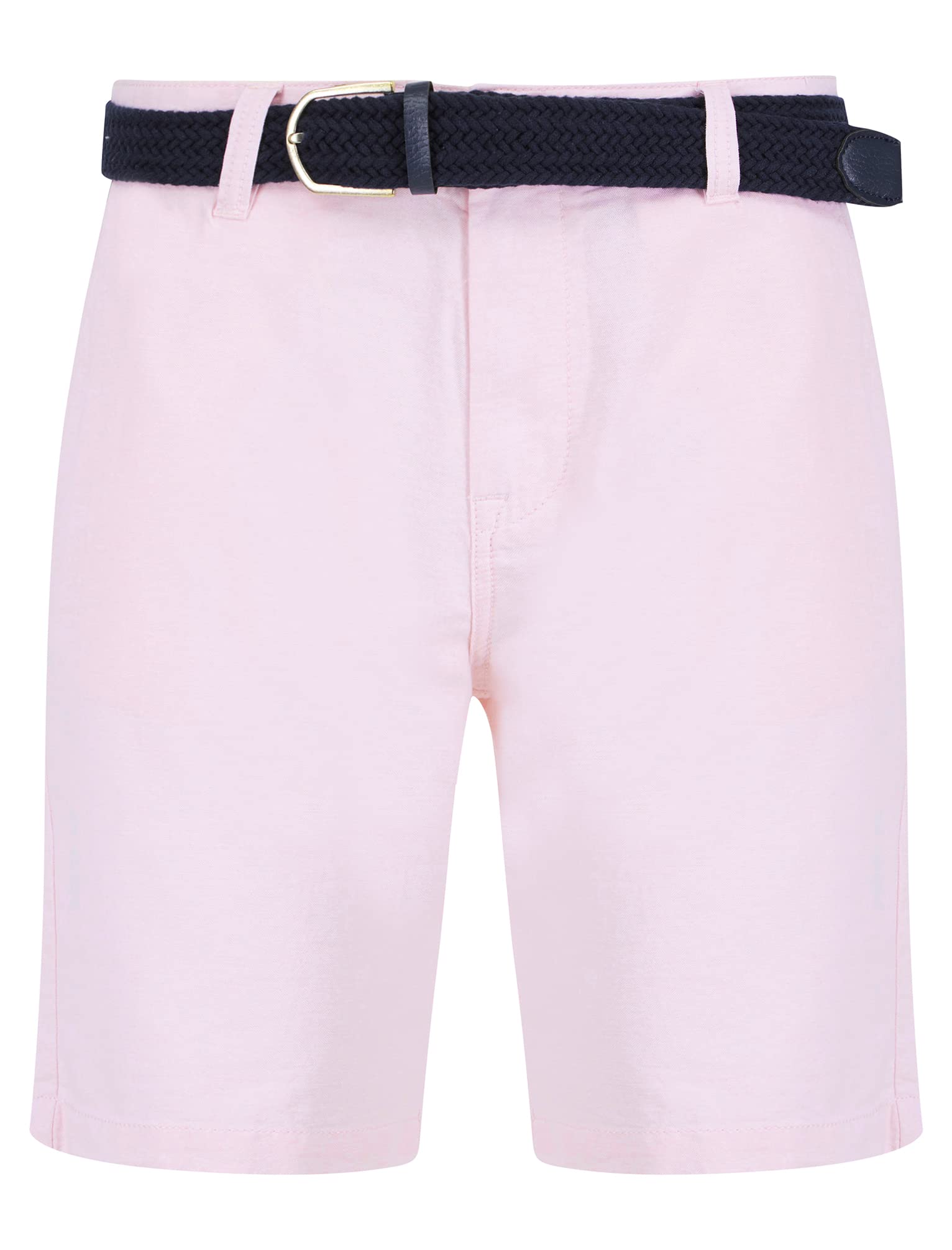 Tokyo Laundry Men's Cotton Chino Shorts with Woven Belt