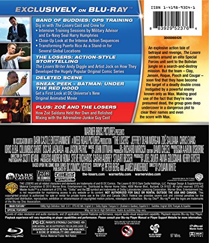 The Losers Blu-ray para noches de cine con amigos y maratón de acción 4