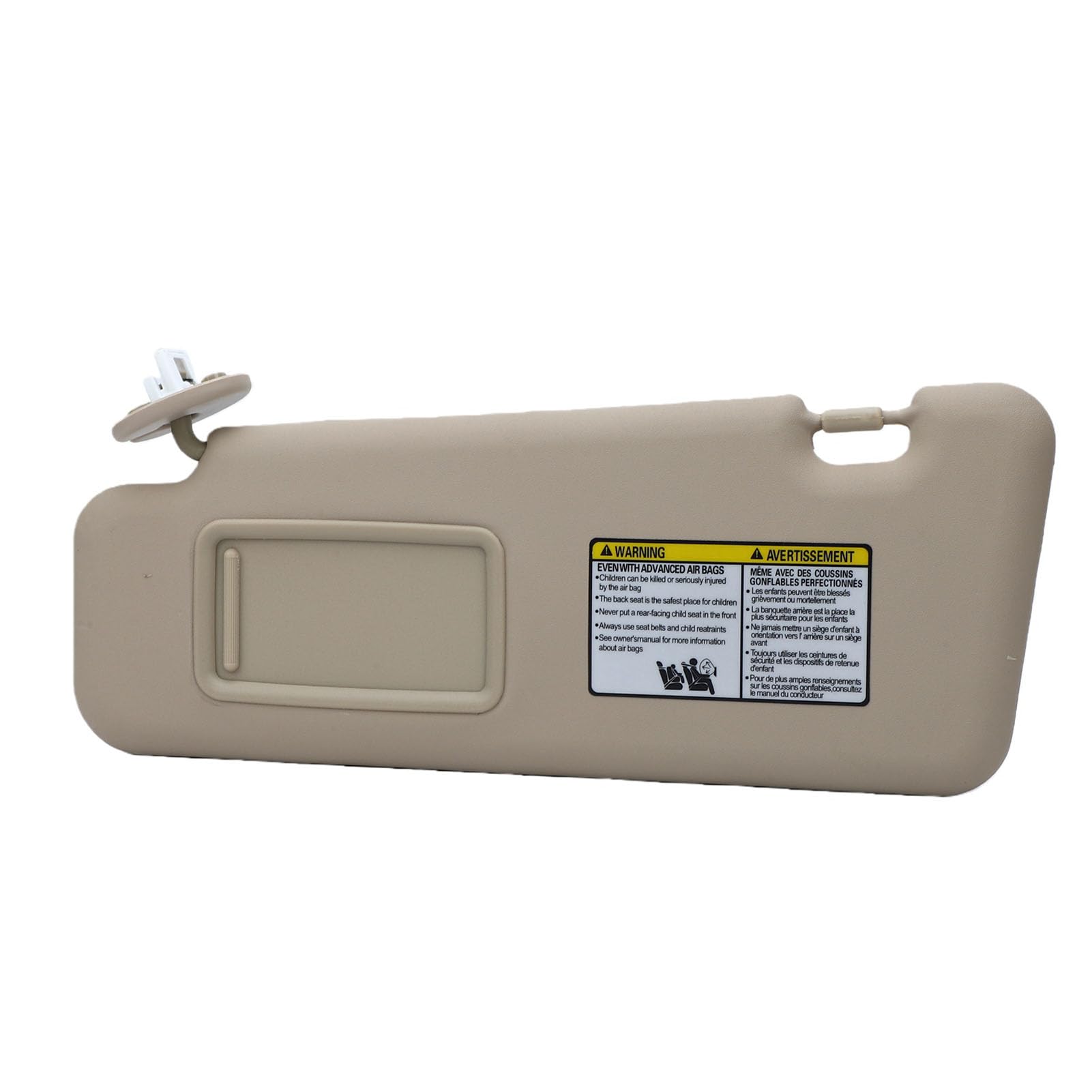 Remplacement Pare-Soleil Conducteur Beige Adapté Auto 2008-2013 - 8