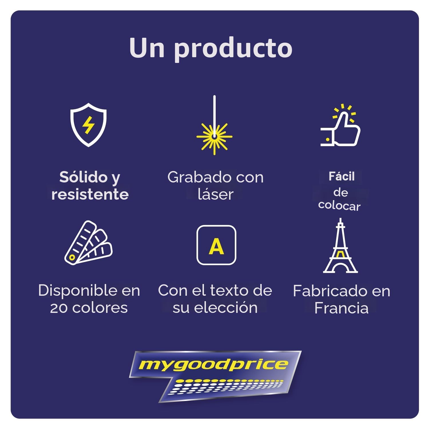 Placa grabada para nombre y número buzón autoadhesivo, 10 x 2,5 cm, personalizada, 1 a 3 líneas, aluminio cepillado