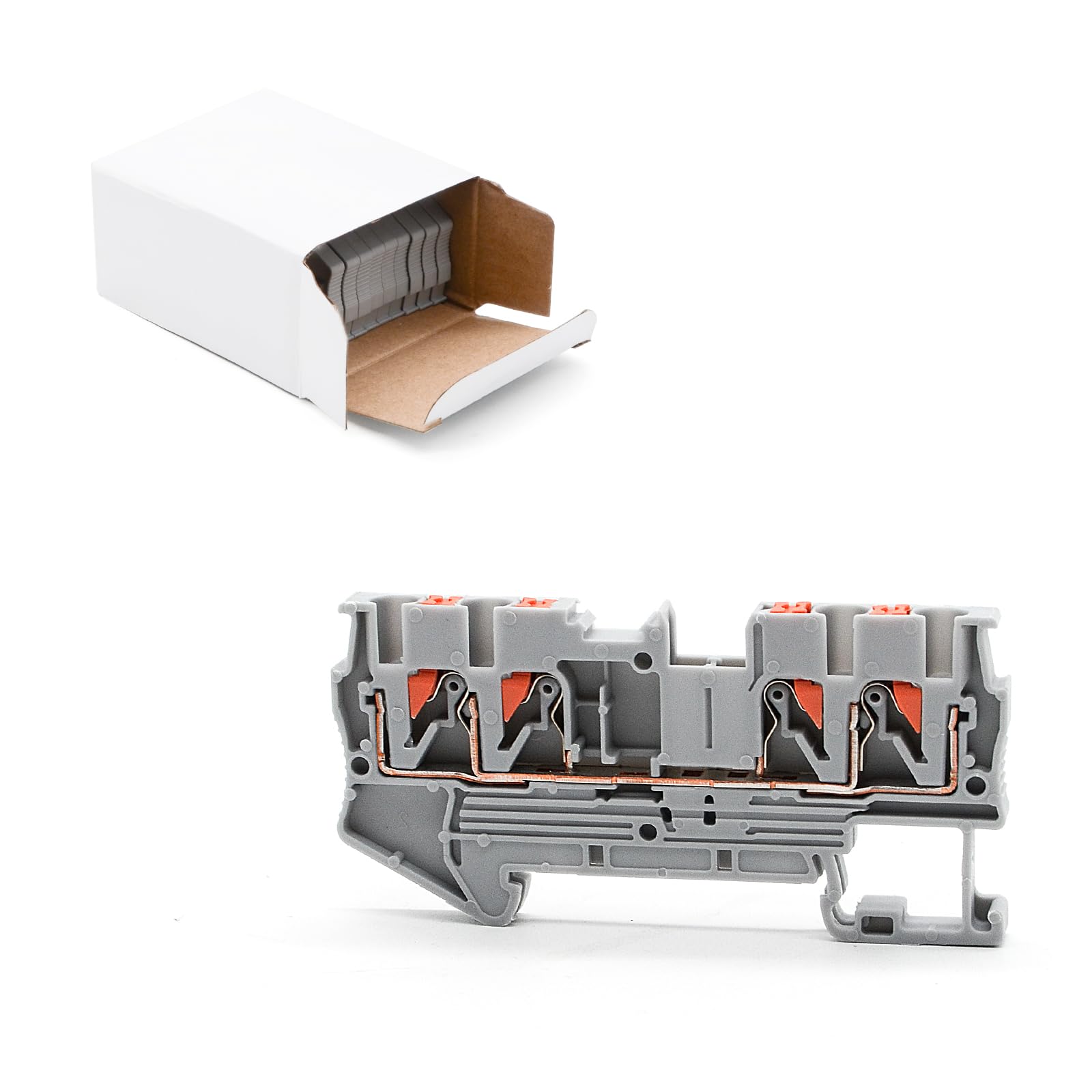 Rail Terminal Blocks - Industrial Voltage Connectors -13