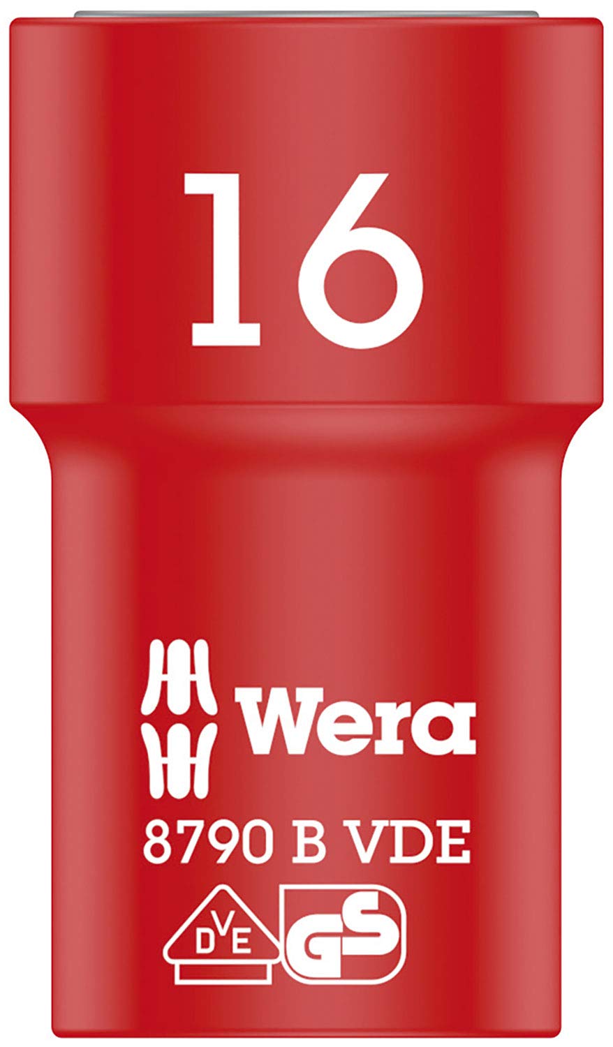 Wera Yellow/Red 8790B Zyklop Vde 3/8" Drive Socket 3/8" 16Mm
