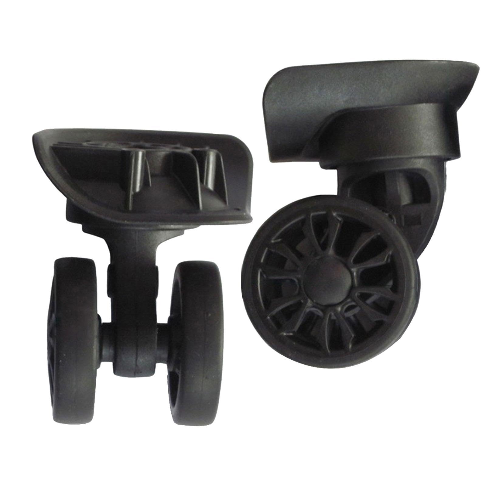 2 uds A89 Ruedas de Equipaje de Repuesto Rueda Suave silenciosa 360 rotación reparación Ruedas giratorias Maleta Ruedas para Bolsa de Viaje carritos