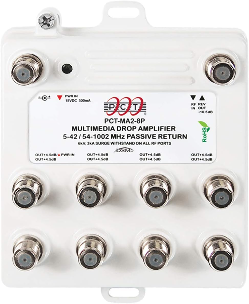 PCT PCTMA28PN 8Port BiDirectional Cable TV, OTA