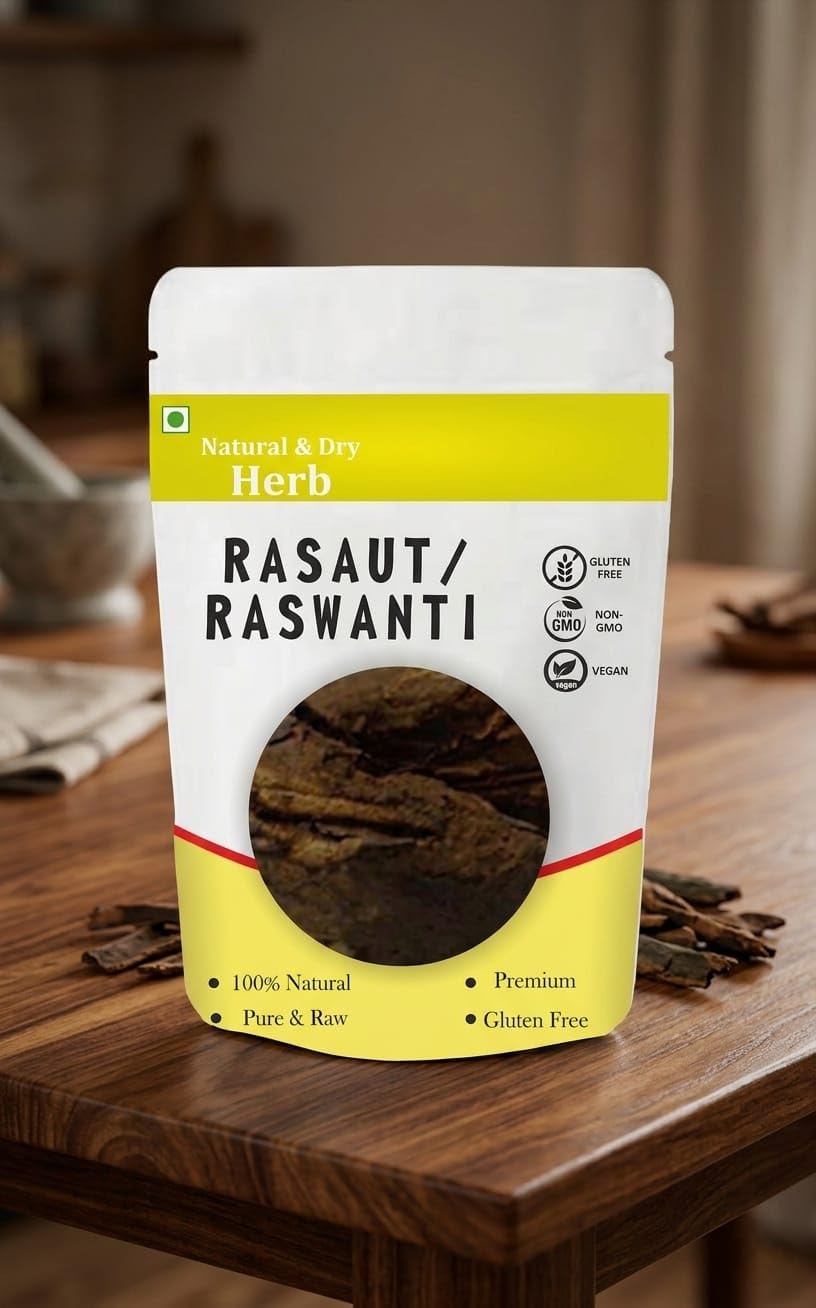 Rasot - Rasaut - Rasont - Shudh Rasot - Shudh Rasont - Daru Haldi Ki Rasot - Black Rasot - Berberis Aristata - रसोत - (100 GM)