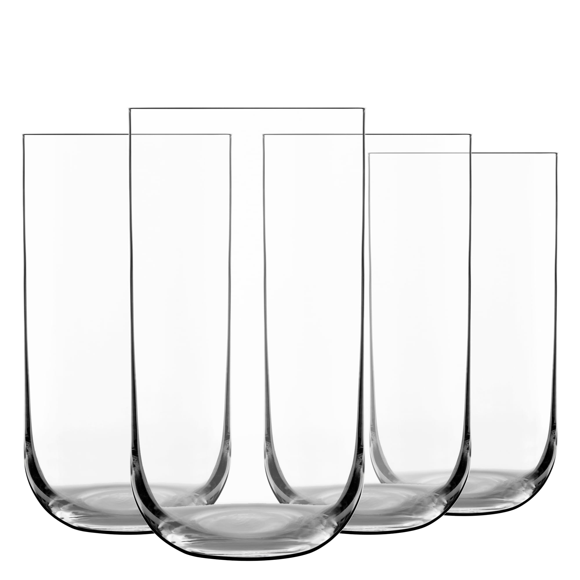 Vasos de cristal transparentes Luigi Bormioli 11897/01 colección Sublime