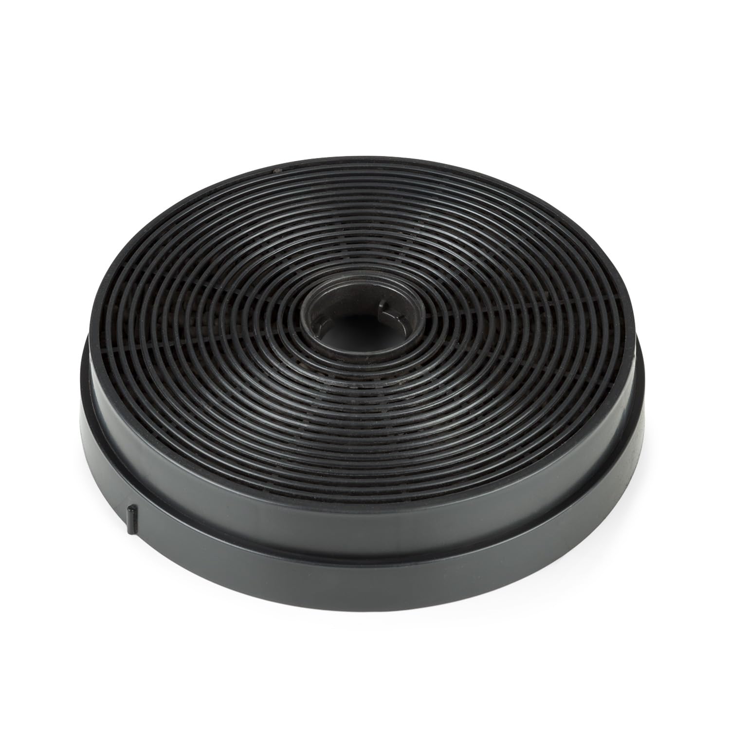 Klarstein Activated Carbon Filter for Skyfall Smart Extractor Hoods - Spare Part, Replacement Part, 2 Activated Carbon Filters, Recirculation Mode, Carbon Filter Dimensions: 17.5 x 3.5cm (ØxH), Black