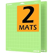 2pcs Standard Cutting Mats for Cricut Maker 3,Explore 3,Maker,Air 2,12x12 inch Standard Sticky Grip 12x12" Green Replacement Cut Mat for Cricut