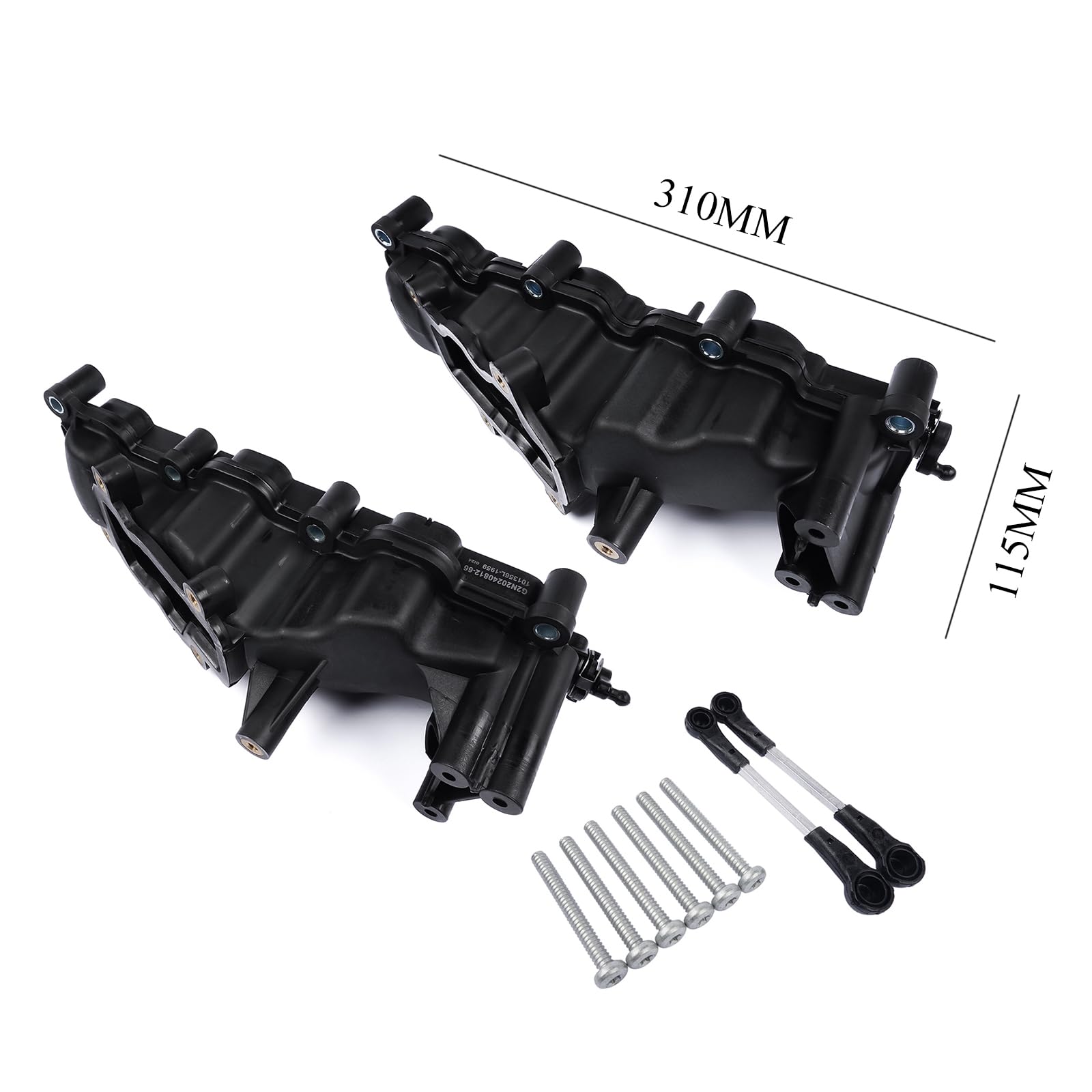 Bisenya 2X Collettore di aspirazione sinistra e destra per A4 A6 A8 059129711CK 059129712BQ 059129712CB 2.7 3.0TDI