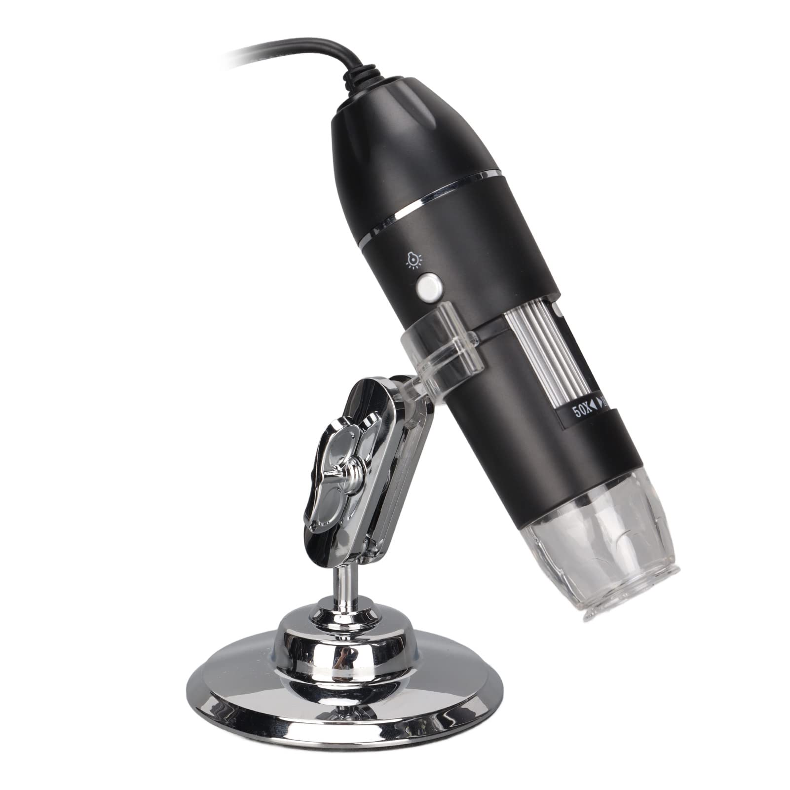 50x?1600x Magnification Endoscope, 8 LED 3 in 1 Type C Micro USB Digital Microscope, Adjustable Mini Camera with Stand Suitable for Smartphones and Computers