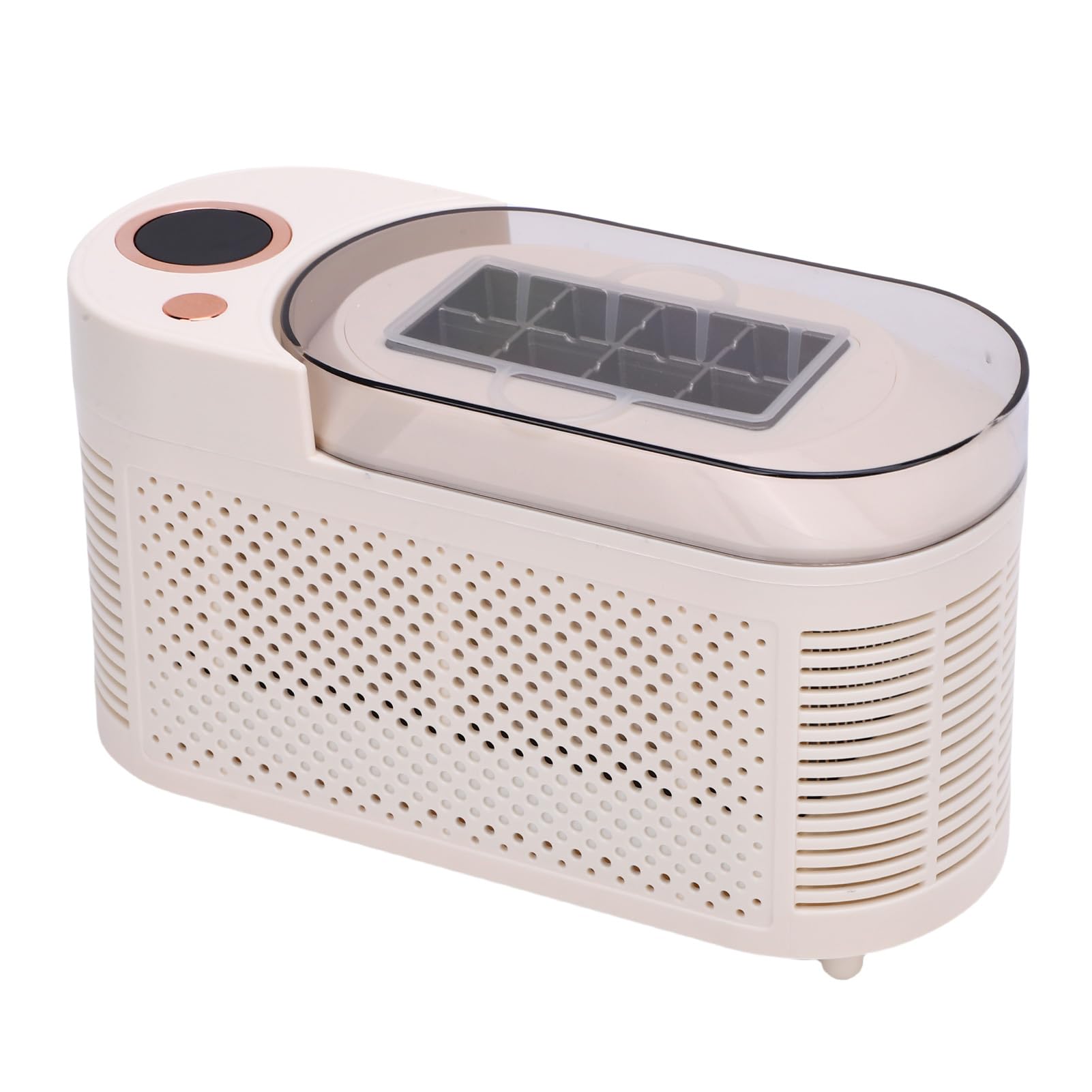 Fabricante de Hielo de la Encimera, 120W 8 Cubos en 10-15 Minutos de Escritorio Portátil Compact Ice Maker Machine, Máquina Automática de Fabricación de Hielo (Enchufe de la UE)