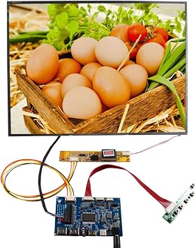 15 inch 1024x768 43 250nit TFT LCD Screen and Type C USB LVDs Controller Board 30pin