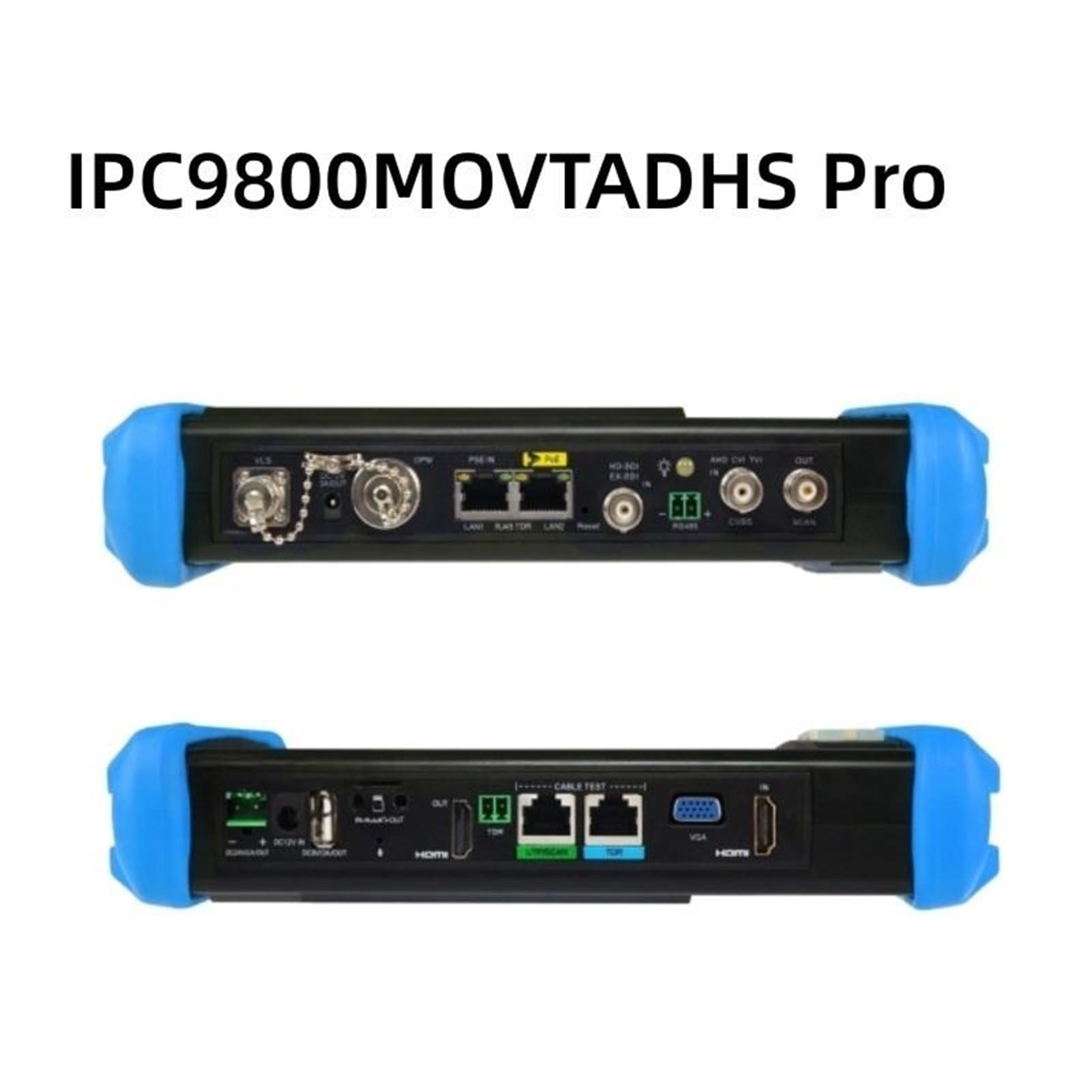 Probador de analizador de CCTV 8K Engineering Treasure IPC9800MOVTADHS Pro Instrumento de Prueba y monitoreo Red función Completa Entrada VGA con Pantalla táctil/Pantalla LCD