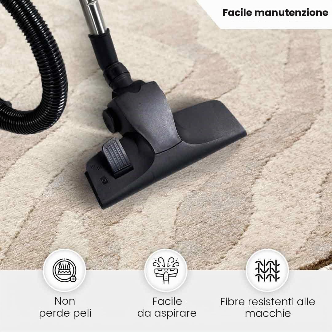Livabliss Luanda Tappeto Salotto Moderno per Casa, Sala da Pranzo e Cucina Tappeto Geometrico Astratti Neutri Aztechi Stile Boho, leggera da Pulire, Ampio 80x220cm, Grigio Chiaro e Beige