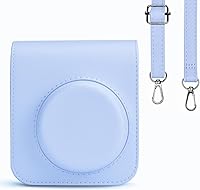 Vista 14 de Rieibi - Estuche para cámara compatible con Fuji Instax Mini 12 - Funda de transporte para cámara instantánea Fujifilm Instax Mini 12 - Funda mini