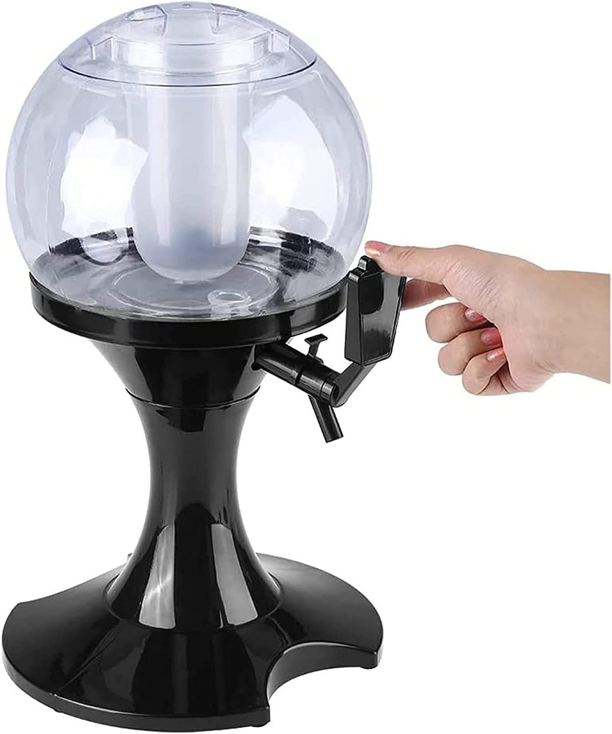 NAKEAH Dispensador de Cerveza con Grifo, dispensador de Bebidas Dispensador de Cerveza de 3,5 l, dispensador de Bebidas, dispensador de Cerveza Ball Party