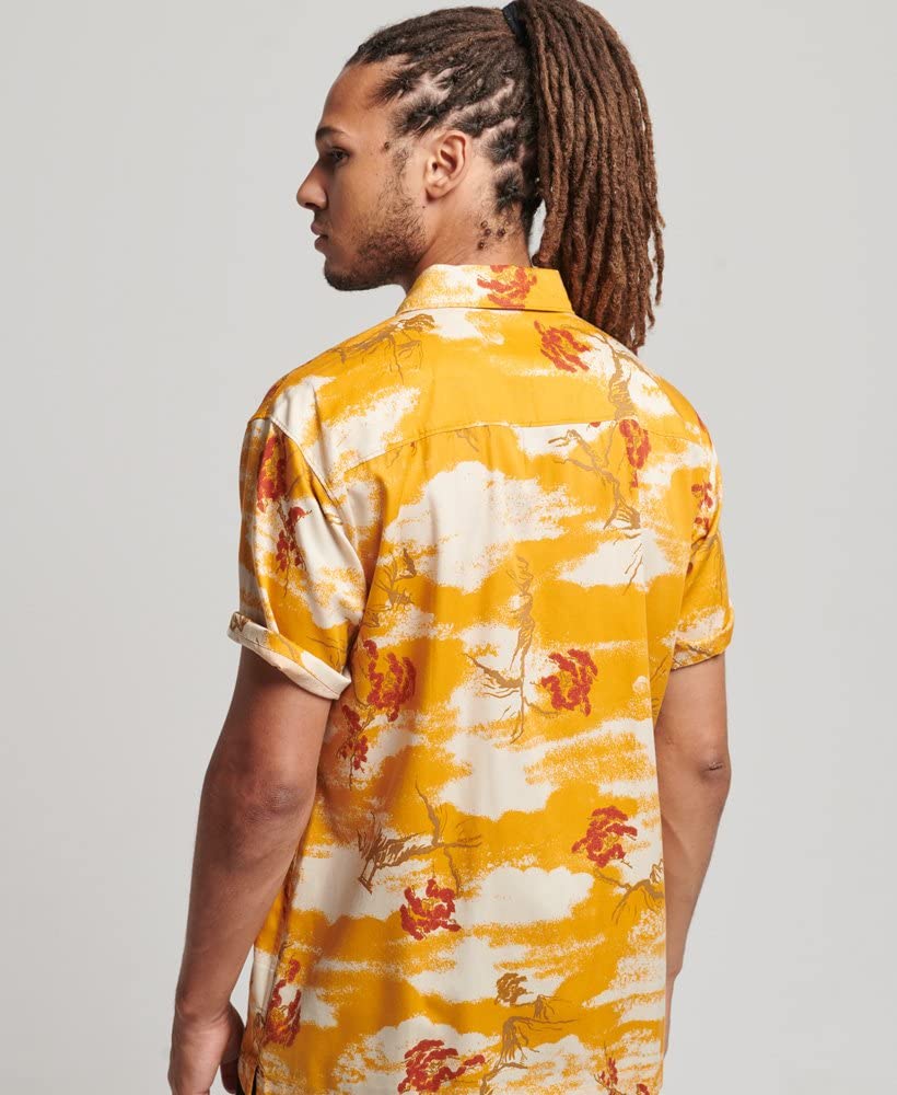 Superdry Herren Kurzärmeliges Hawaiihemd
