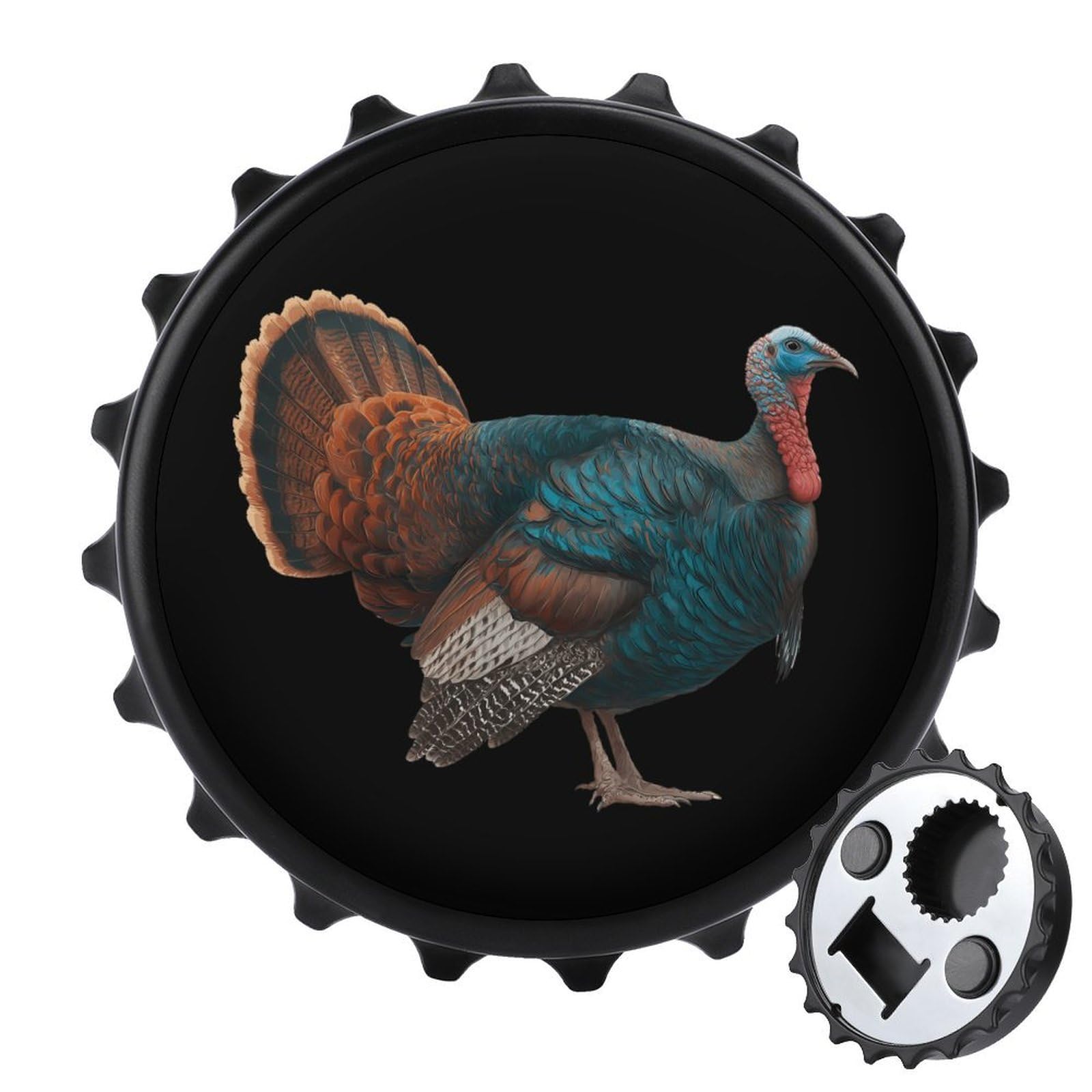 Turkey Magnetic Bottle Opener Refrigerator Magnet Fridge Magnets Kitchen Supplies