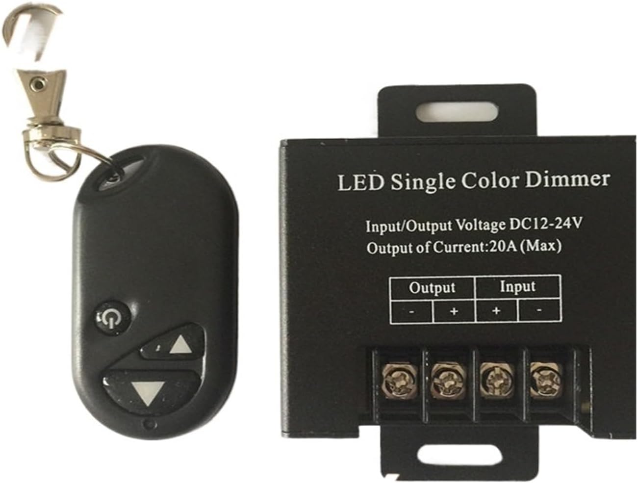 Led Single Color Light with dimmer 12-24V 3 Button Remote Control dimmer Switch high Power Single Color 20A