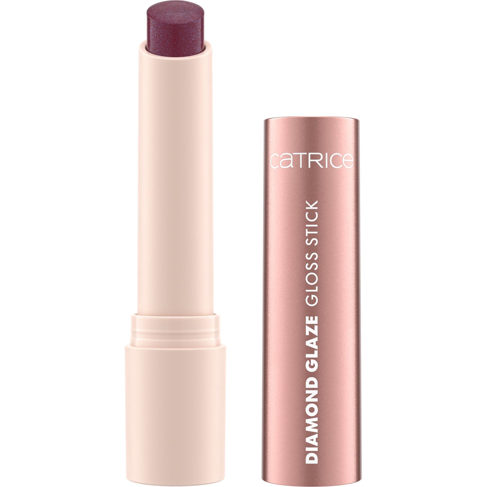 Catrice Diamond Glaze Gloss Stick - Baume à Lèvres Lumineux Prune