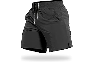 Updated Mens Workout Shorts 7''/5'' Athletic Shorts, Quick Dry Running Shorts with...