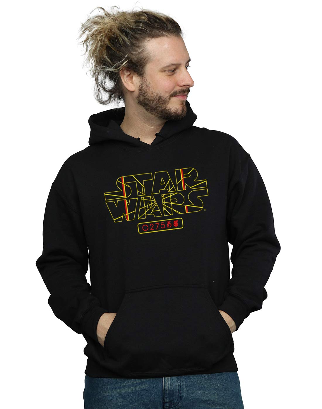 Star Wars Men's Target Logo Hoodie Black XXXXX-Large