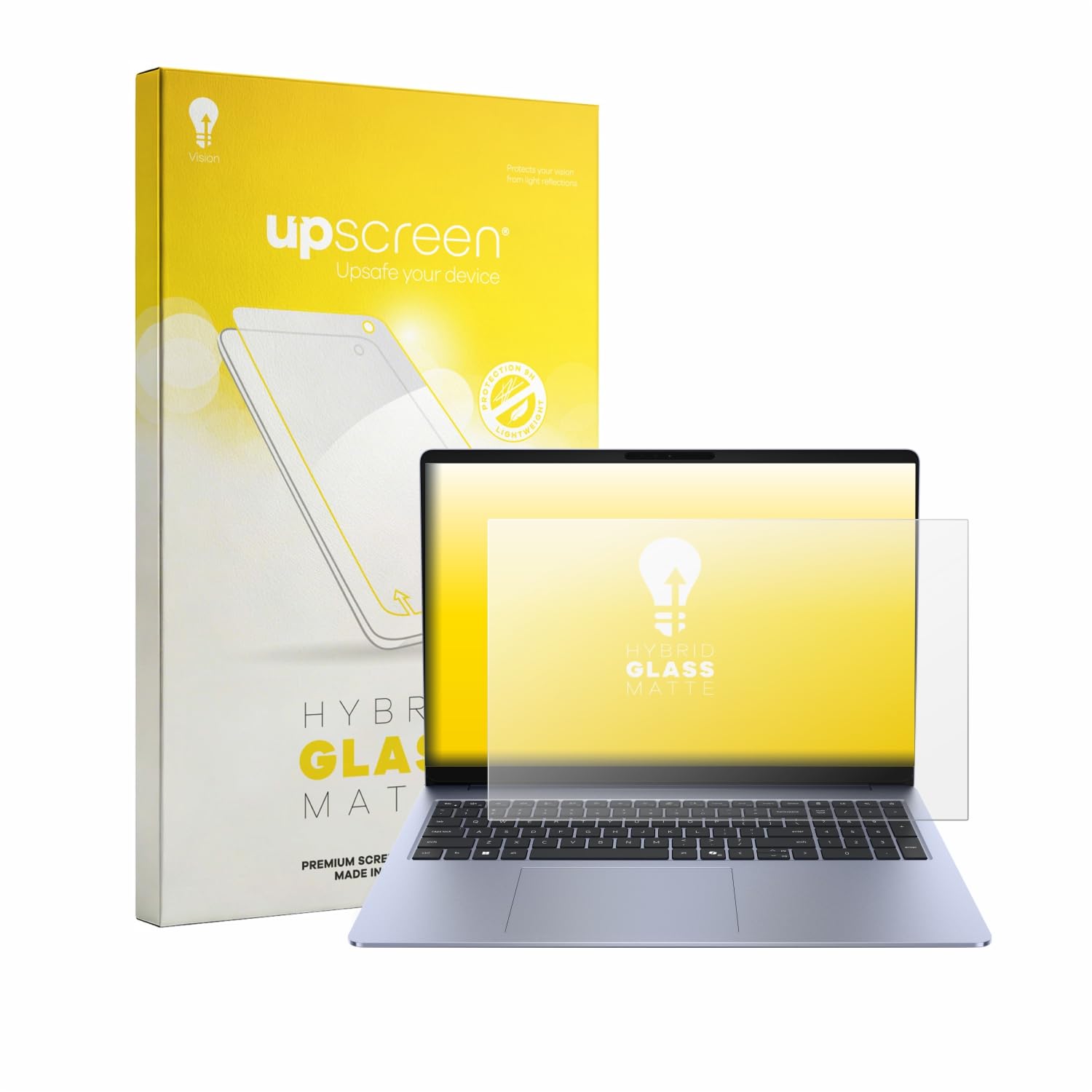 upscreen Protector Pantalla Cristal Mate para Dell 16S Protección Anti-Reflejos – 9H Dureza