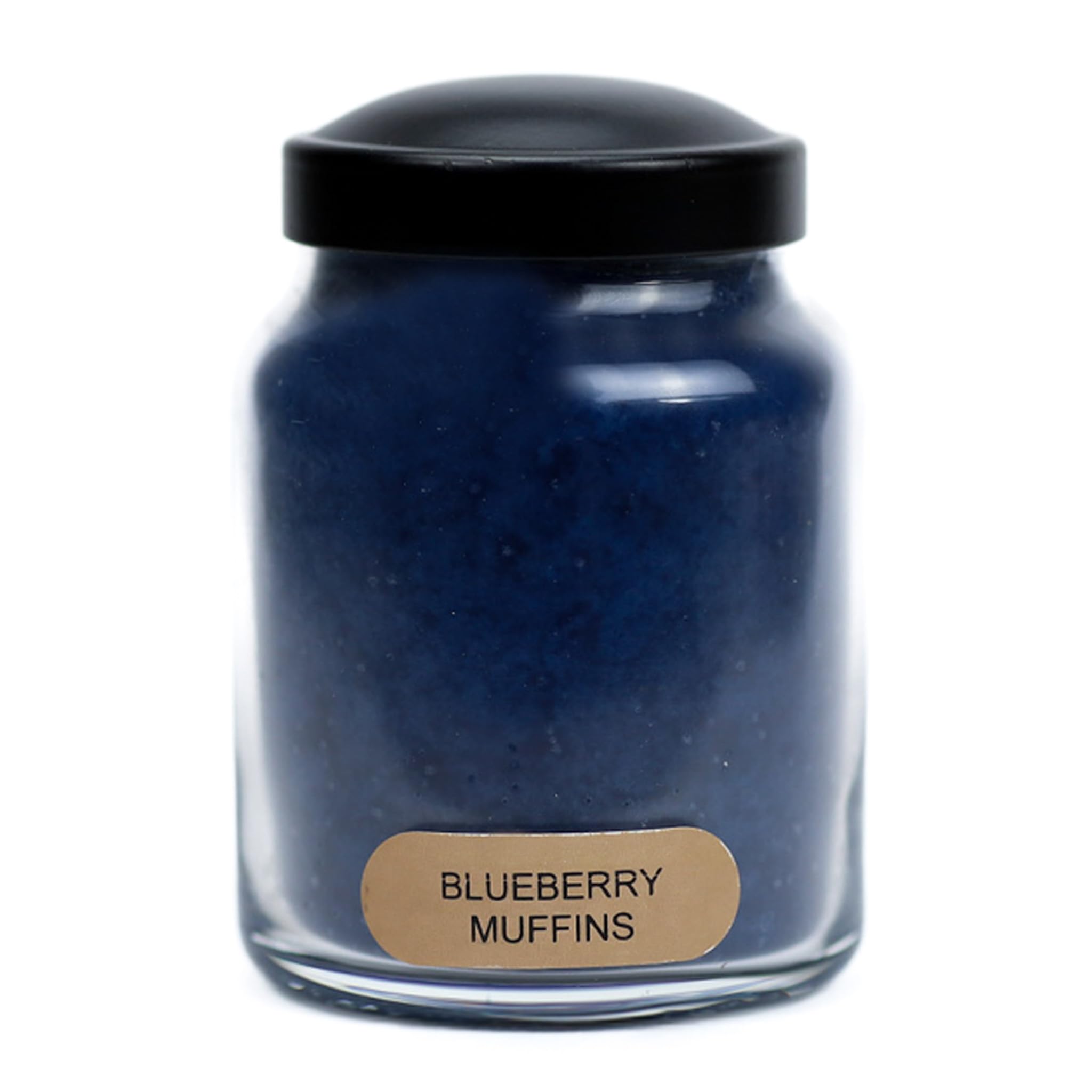A Cheerful Giver - Blueberry Muffins Baby Scented Glass Jar Candle (6oz) with Lid & True to Life Fragrance Made in USA