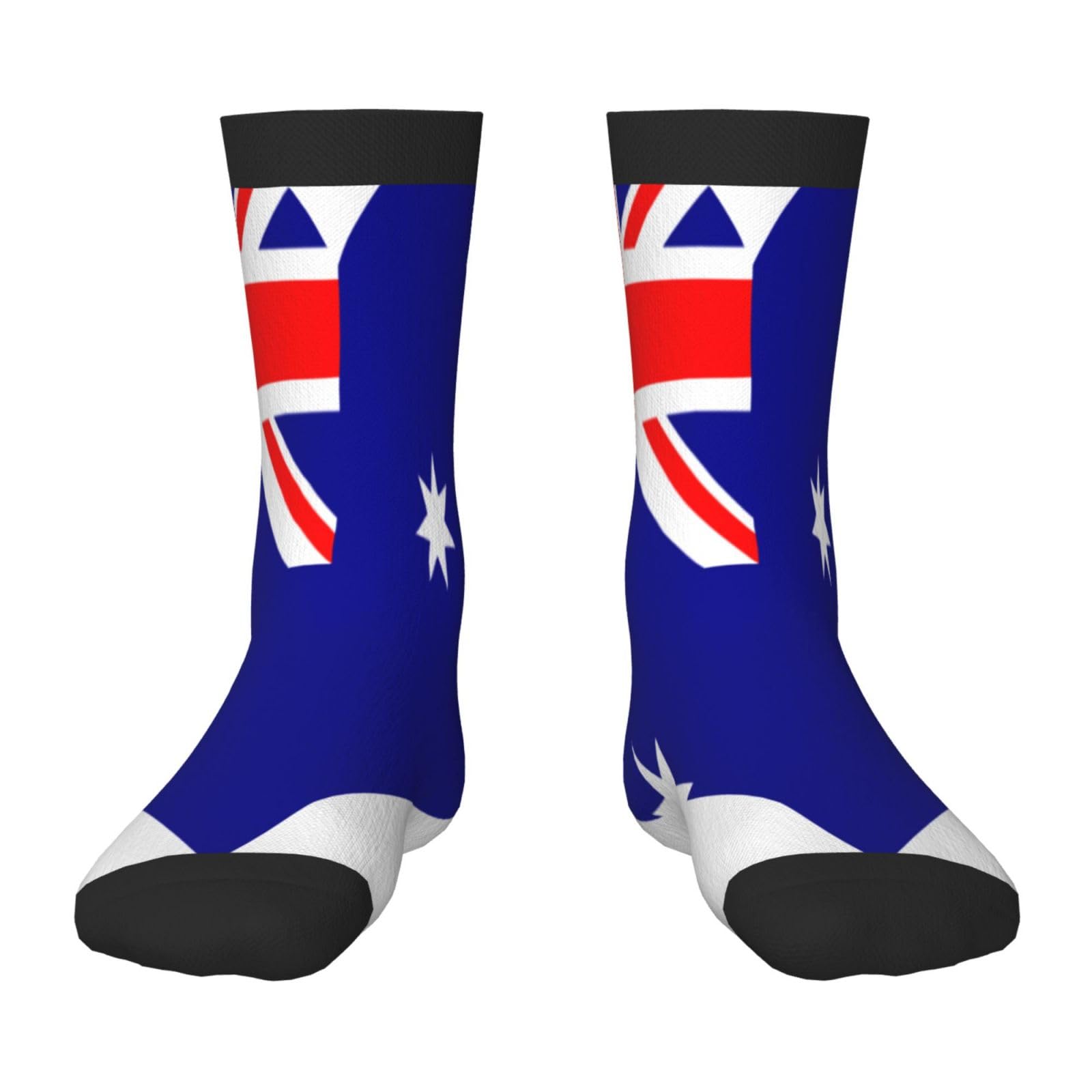 Oudrspo Love Australian Flag Funny Socks For Men Funky Crazy Cool Colorful Patterned