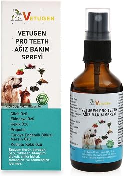 VETUGEN%100 DO AL AKT F B LE ENL  KED  VE K PEK A IZ BAKIM SPREY  DAMLALIK  LAVEL