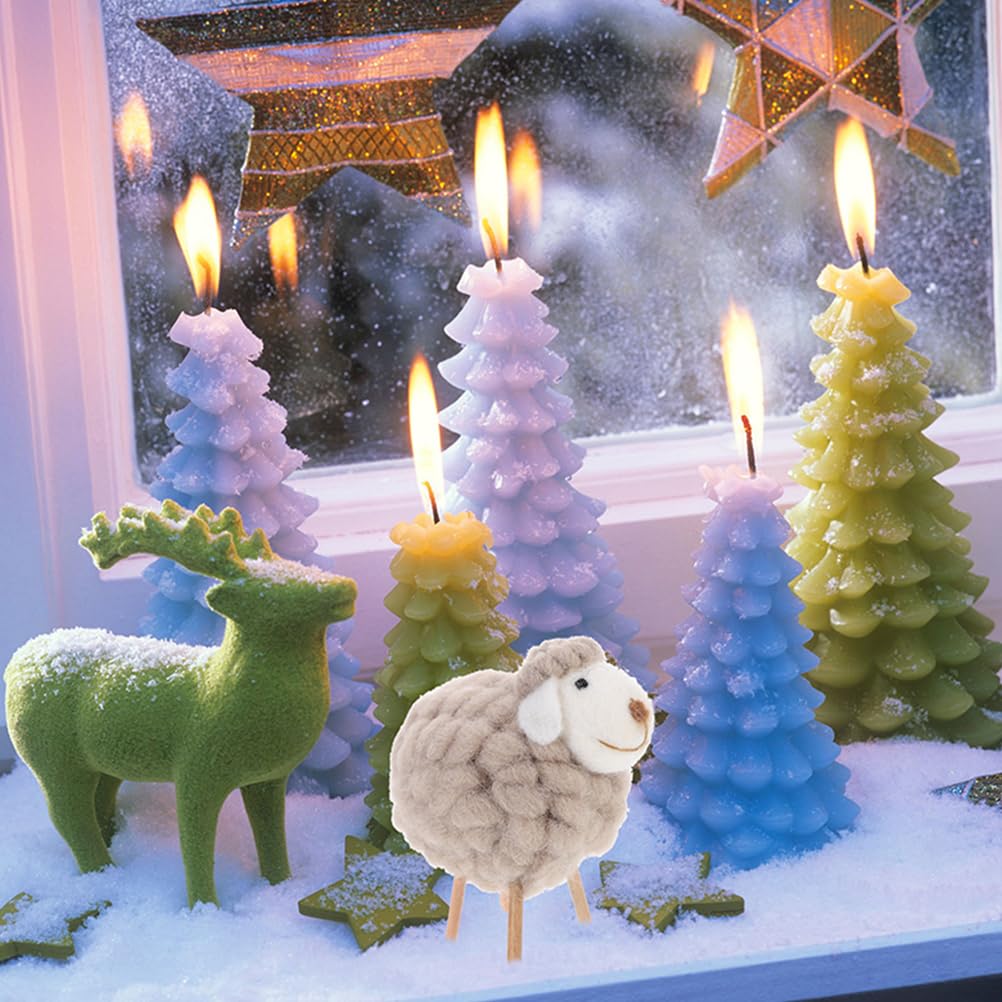 FADEDA Ciseaux De Mouton/hauteur : 7 Cm Peints à La Main Figurines De